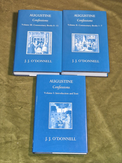 Augustine : Confessions – J. O’Donnell - Oxford Uni Press - 2000 [3 volume set]2
