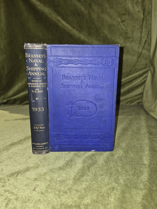 Brassey's Naval and Shipping Annual 1933 - Robinson, Ross0