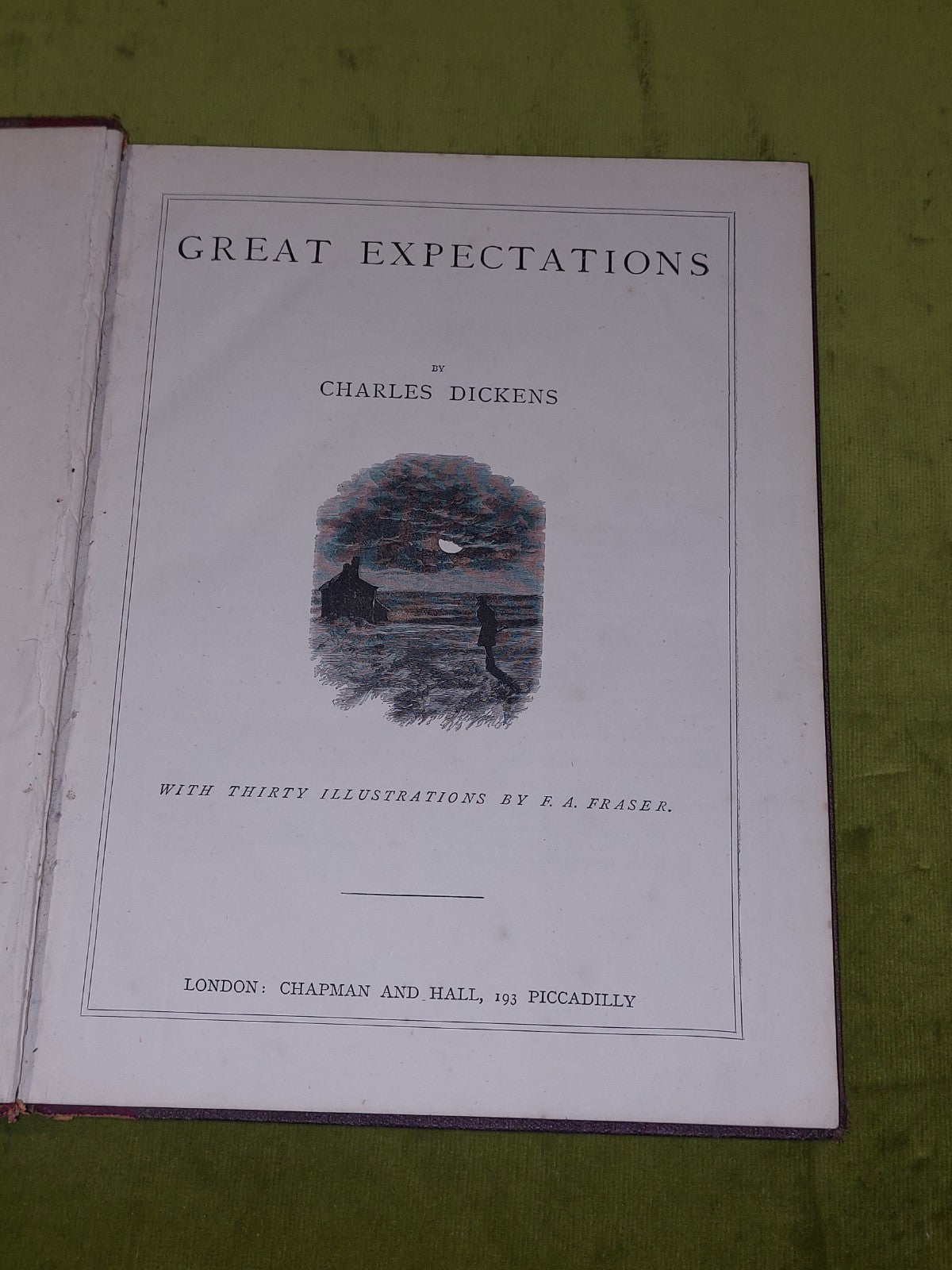 Great Expectations by Charles Dickens [Chapman & Hall] Illustrated F A Fraser Hb4