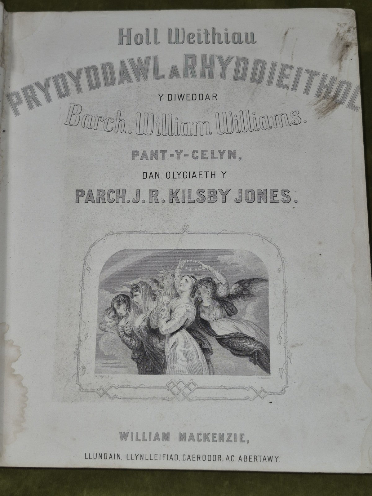 Holl Weithiau Prydyddawl a Rhyddieithol  Y Diweddar Barch William Williams8