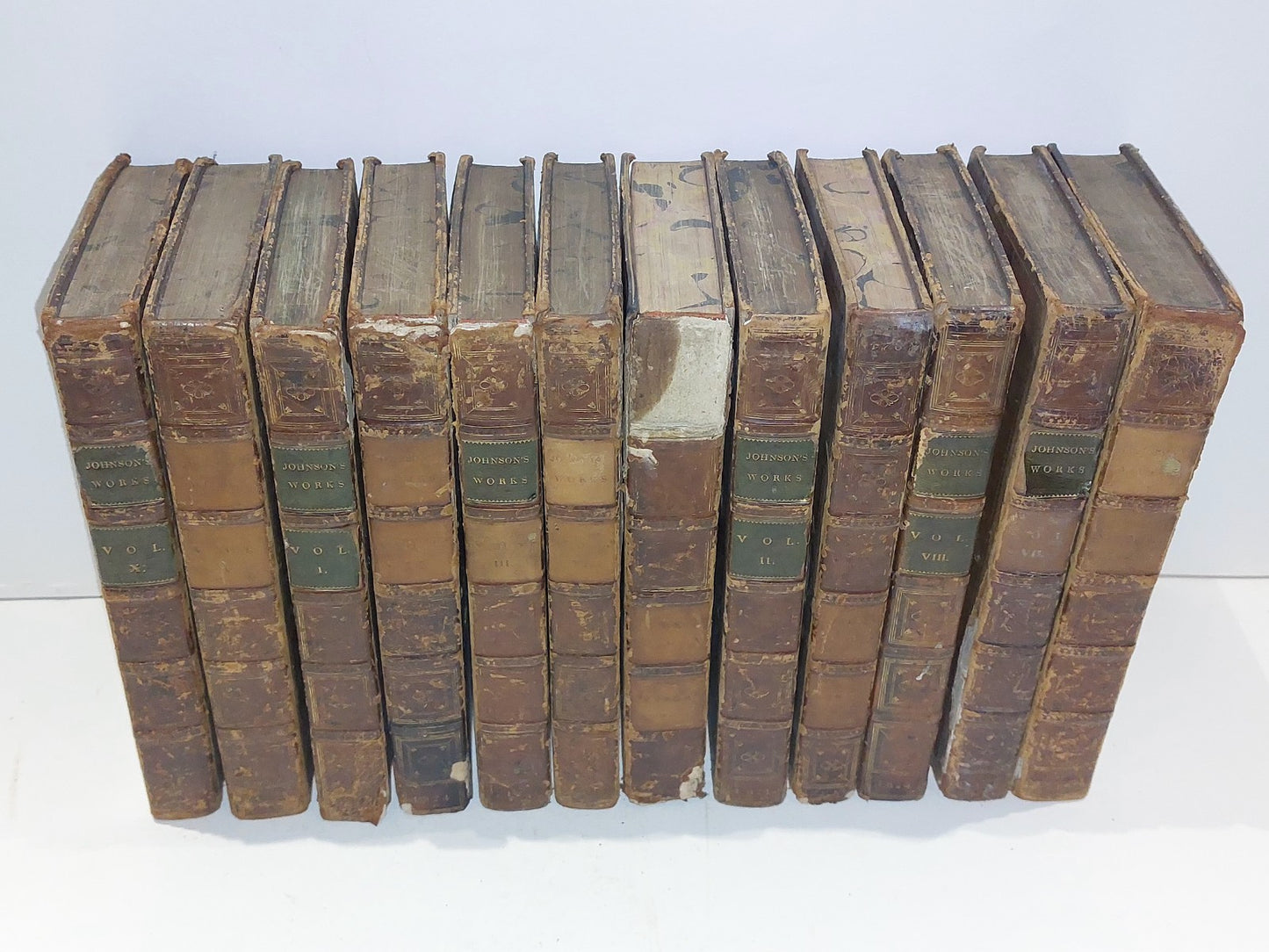 The Works Of Samuel Johnson Complete Set Of 12 Twelve Volumes (1824) Leather1
