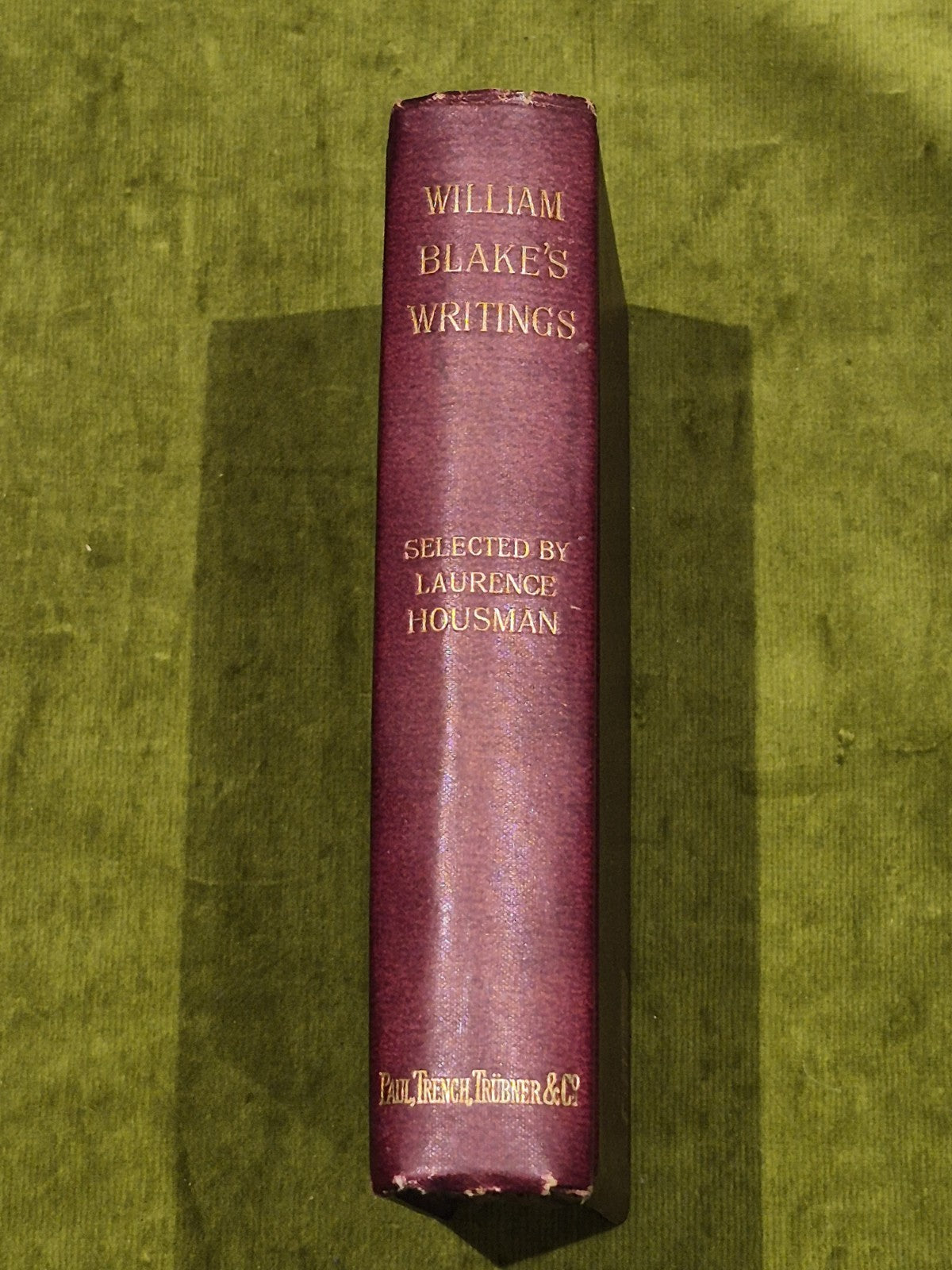 Selections from the writings of William Blake & essay by Laurence Housman 18931