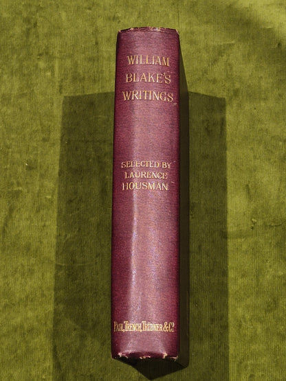 Selections from the writings of William Blake & essay by Laurence Housman 18931
