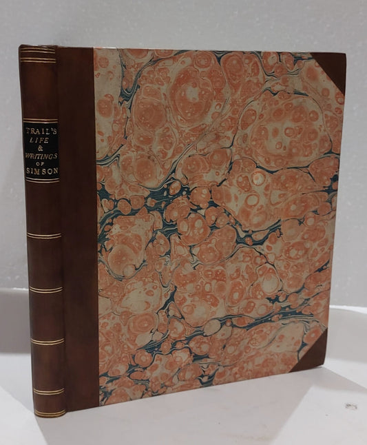 Life And Writings Of Robert Simson M.D. By Rev William Trail 1812 First Edition 0