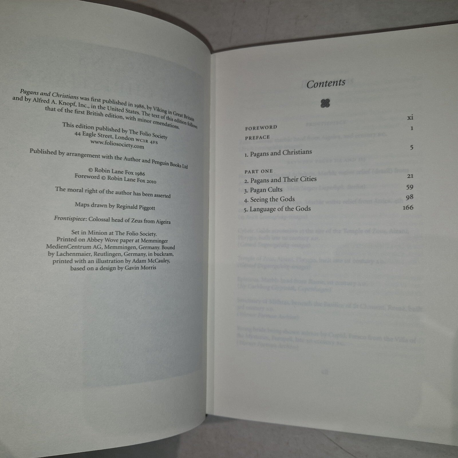 Pagans and Christians  Robin Lane Fox  Folio Society  2010 1st ed.  VGC5