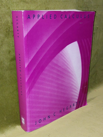 Applied CalculusJohn C. Hegarty (1990)1