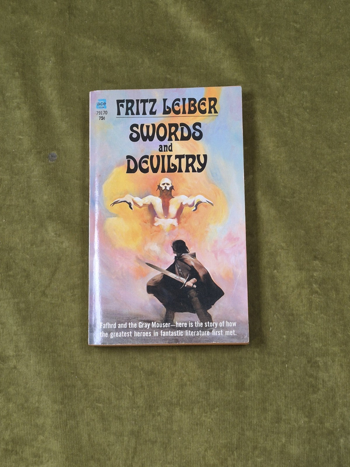 Fritz Leiber Swords And Deviltry Ace 1st 1970 Fantasy Paperback0
