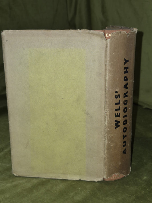 AUTOBIOGRAPHY OF H.G. WELLS (1934, First Edition) Volume 1 Victor Gollancz1