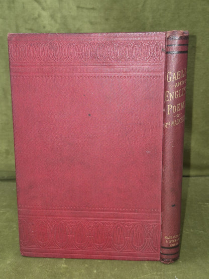 Poems and Songs Gaelic and English Mrs Mary Mackellar 1880 Edinburgh1