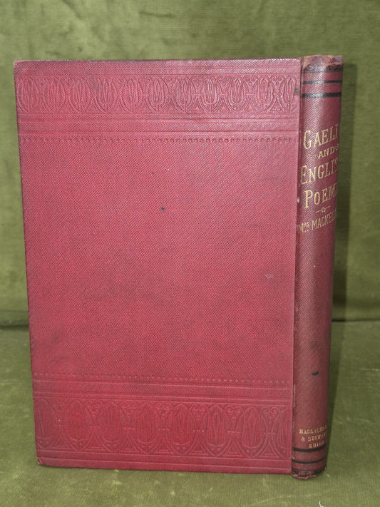 Poems and Songs Gaelic and English Mrs Mary Mackellar 1880 Edinburgh1