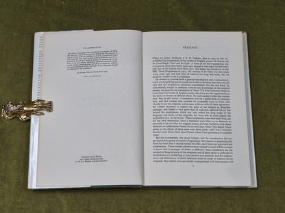 Sir Gawain and the Green Knight - J R R Tolkein , Allen & Unwin 1975 1st HB DJ4