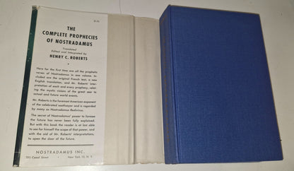 The Complete Prophecies of Nostradamus by Henry C Roberts HC DJ 1964 1st Ed. 7