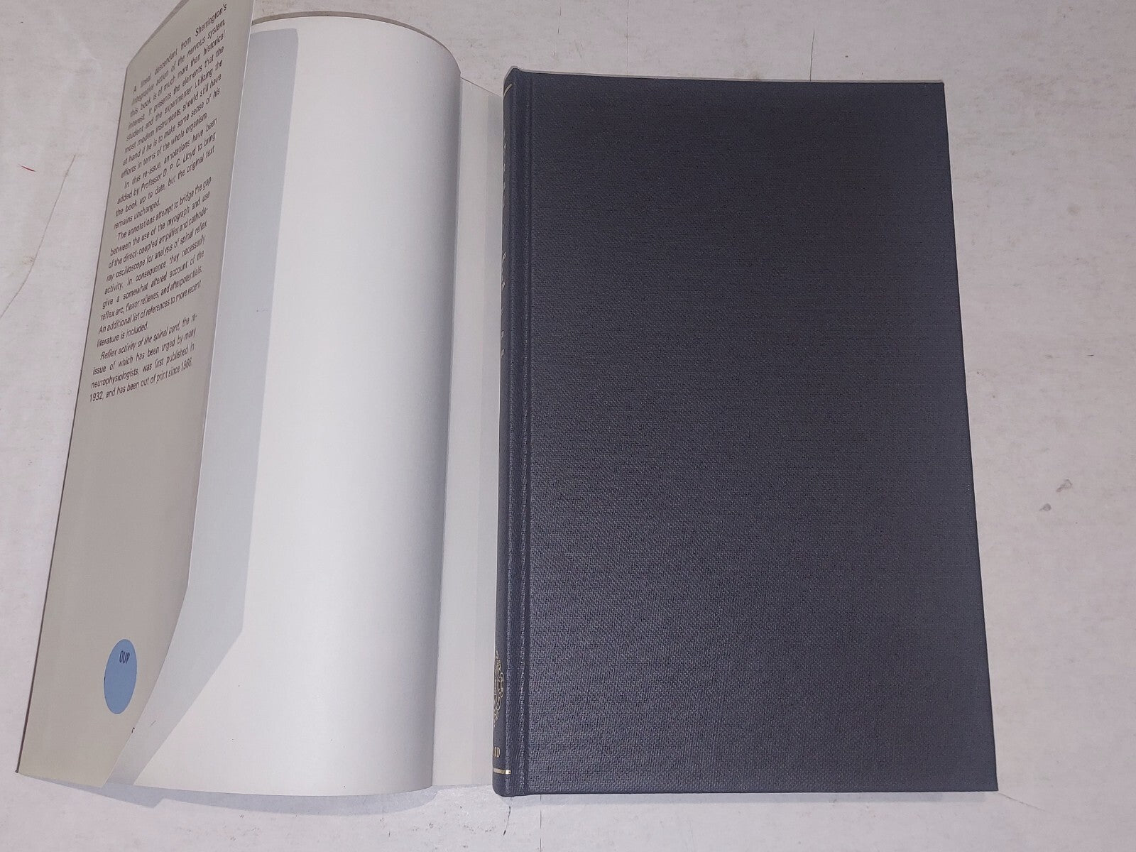 The Reflex Activity of the Spinal Cord by etc., R.S. Creed (1972) Hb Book2