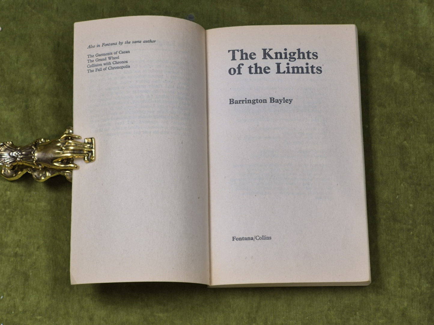 Barrington Bayley - The Knights Of The Limits - 1980 Fontana - Vintage Paperback3