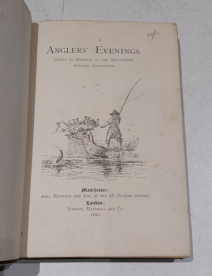 Anglers' Evening (1880) 1st Edition Manchester Anglers' Association 3