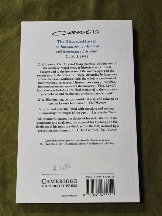 The Discarded Image | C. S. Lewis | Canto | Cambridge University Press1