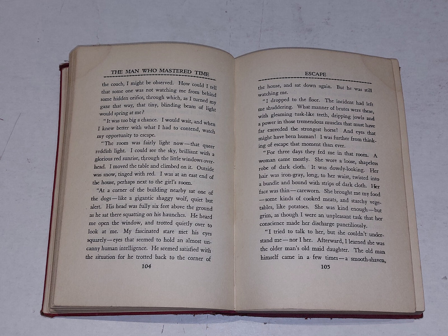 The Man Who Mastered Time By Ray Cummings (1929) 1st US Edition Hb Book5