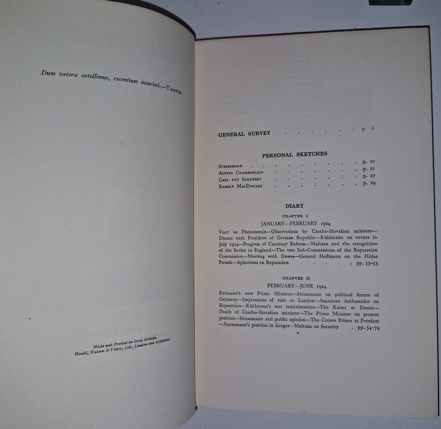 Diary of Lord d'Abernon, An Ambassador of Peace  3 Volume Set Hodder 19293015