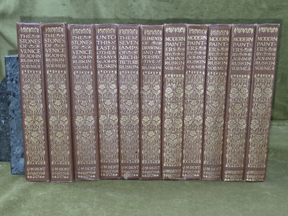John Ruskin Modern Painters Stones of Venice Seven Lamps Complete Everyman0