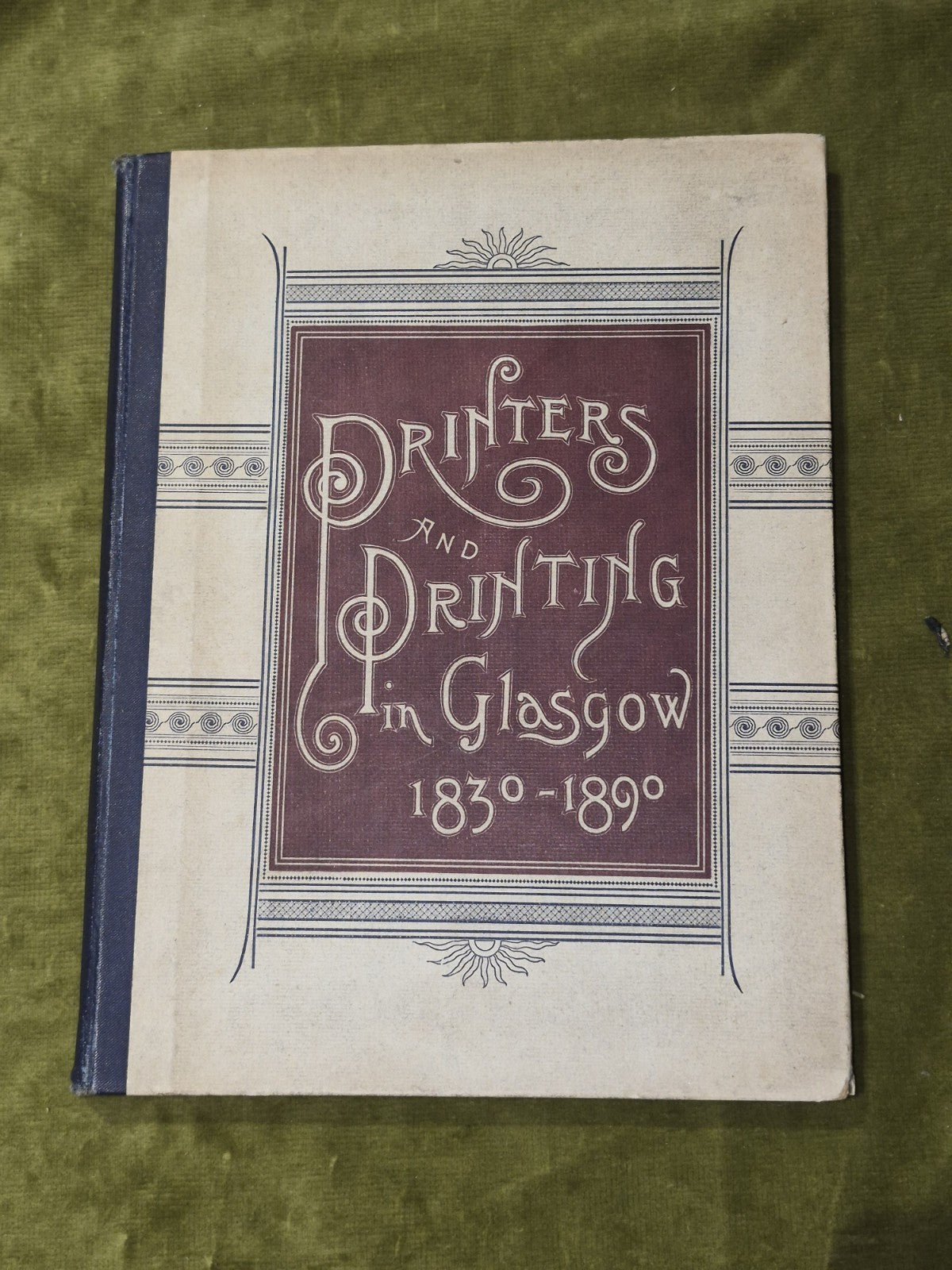 Printers and Printing in Glasgow 1830–1890 by Andrew Bird 18900
