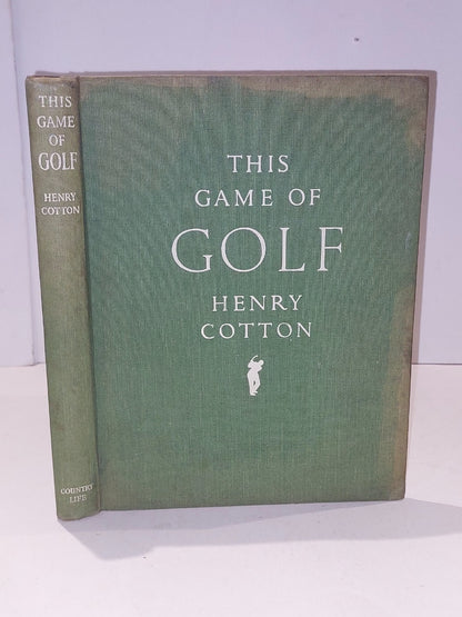 This Game of Golf by Henry Cotton 1949 5th Impression Hardback Book0