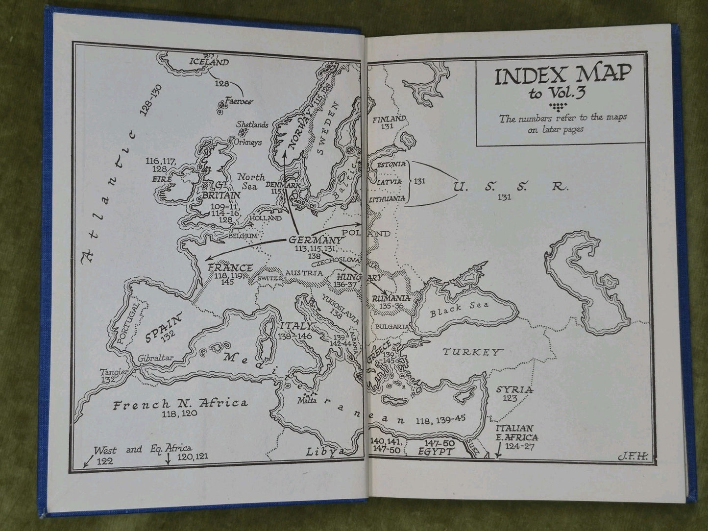 An Atlas History of the Second Great War Horrabin Vols 1-7 Thomas Nelson and Son9