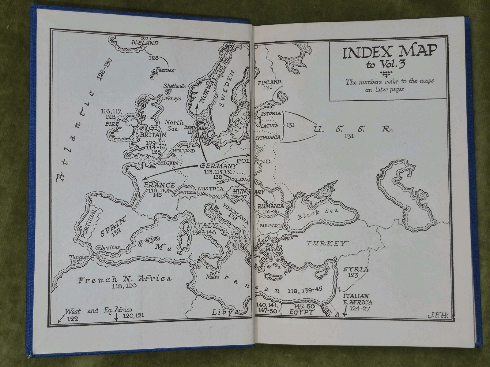 An Atlas History of the Second Great War Horrabin Vols 1-7 Thomas Nelson and Son9