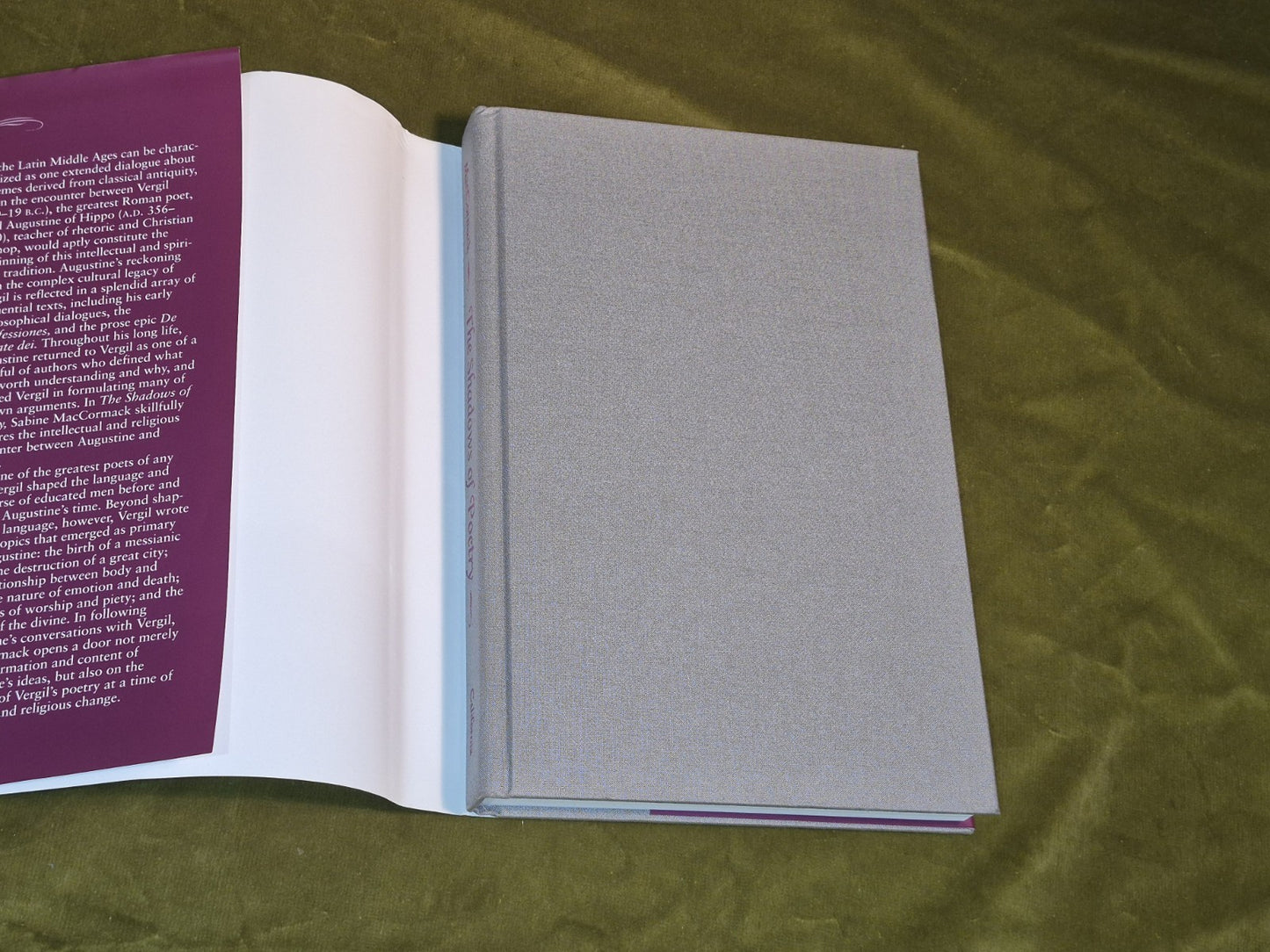 The Shadows of Poetry - Sabine MacCormack - Univer of California Press - 1998 Hb2