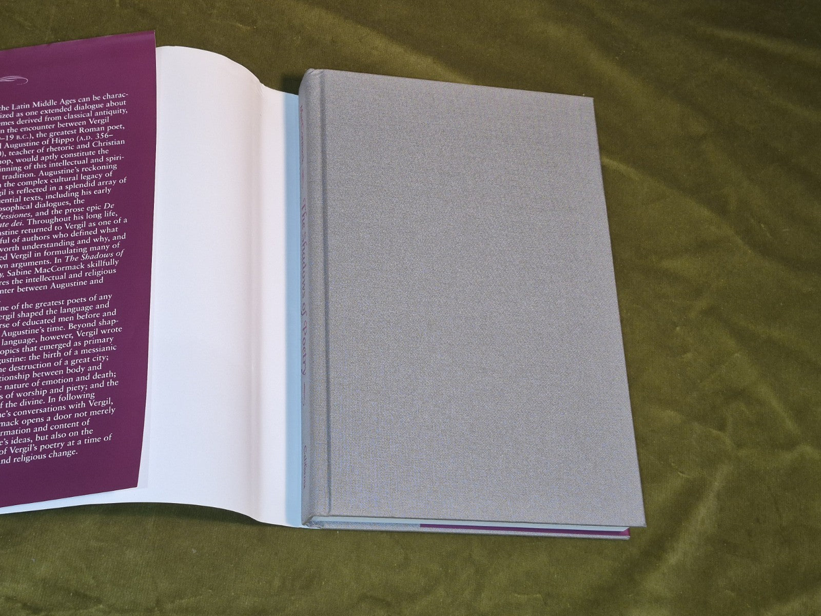 The Shadows of Poetry - Sabine MacCormack - Univer of California Press - 1998 Hb2