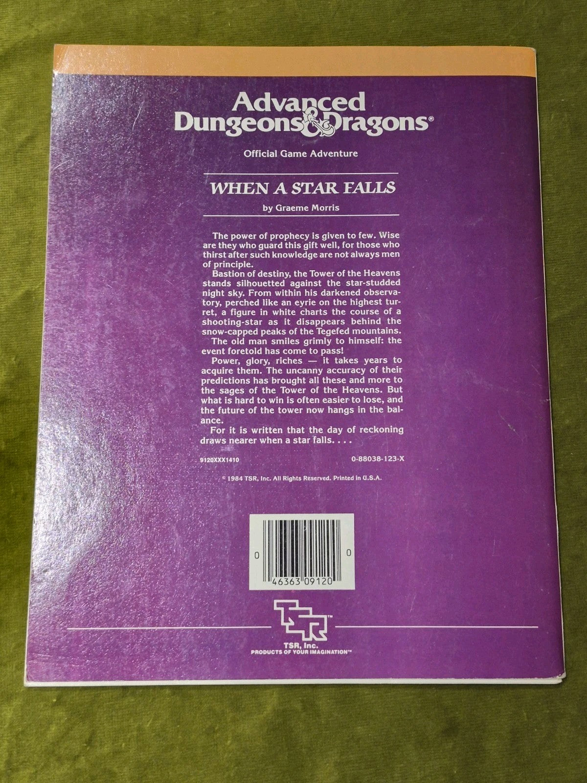 UK4 When A Star Falls AD&D 1st Edition Advanced Dungeons Dragons1