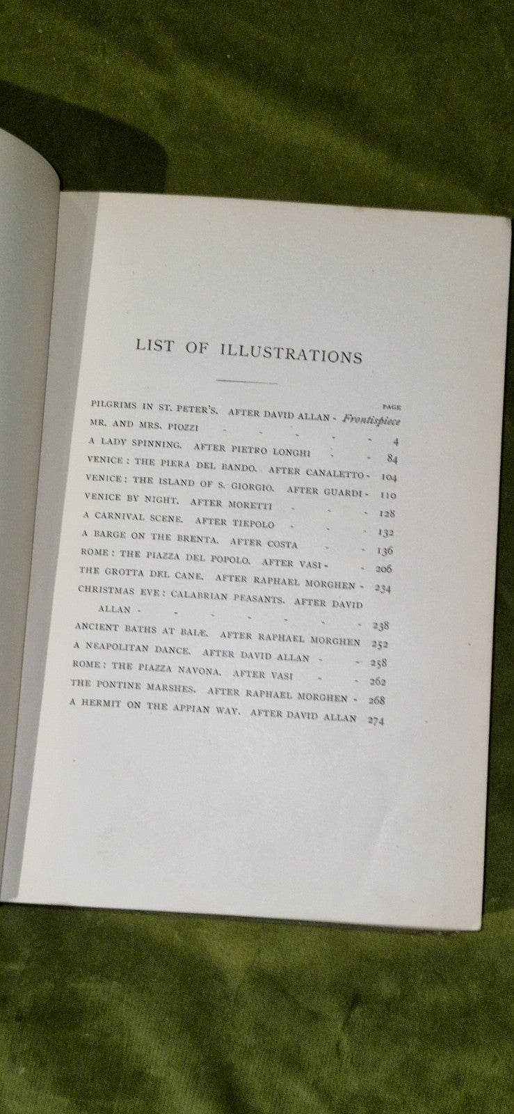 Glimpses of Italian Society in the Eighteenth Century Mrs Piozzi 18923