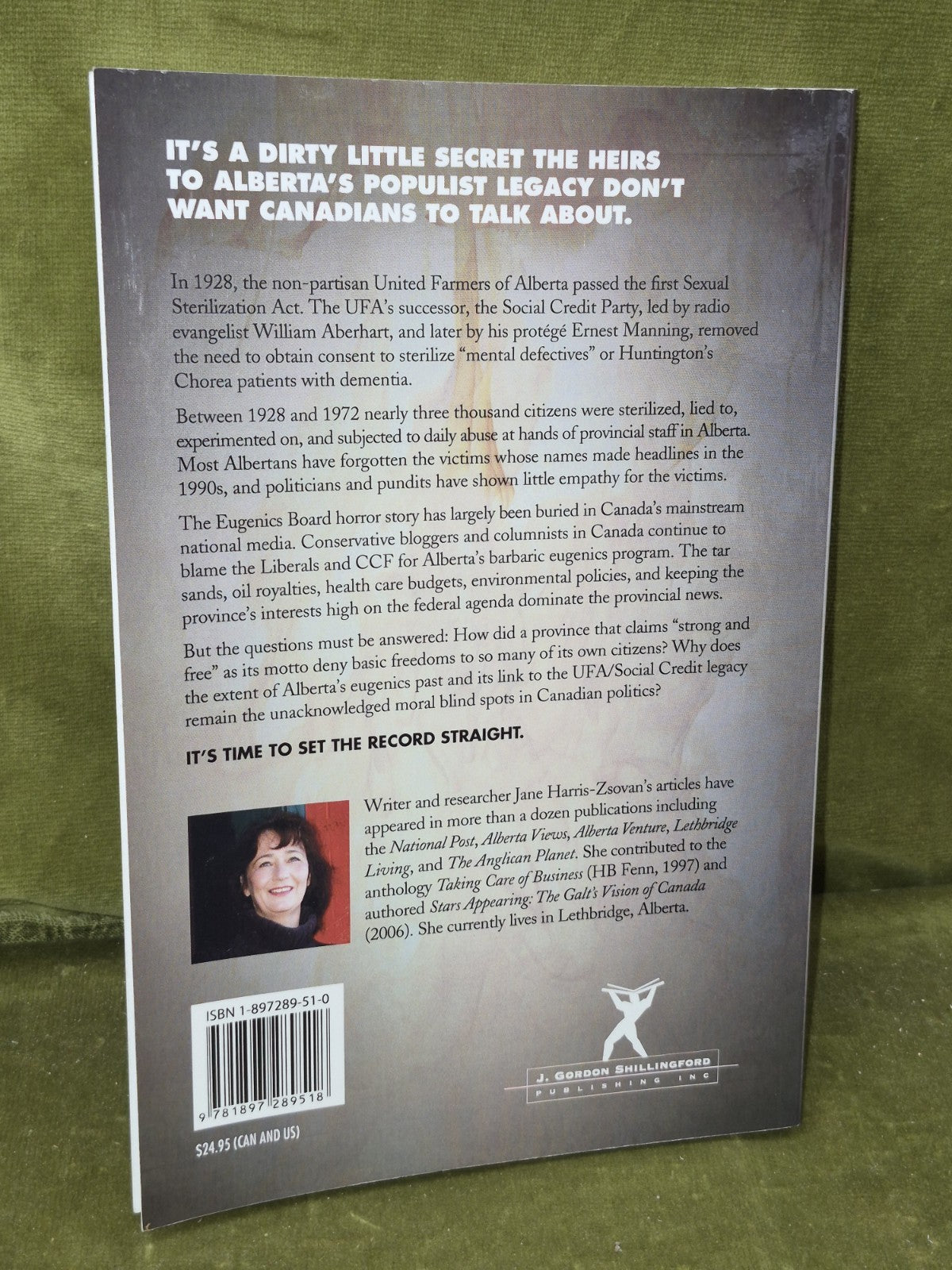 Eugenics and the Firewall Jane Harris-Szovan Canada's Nasty Little Secret 20101