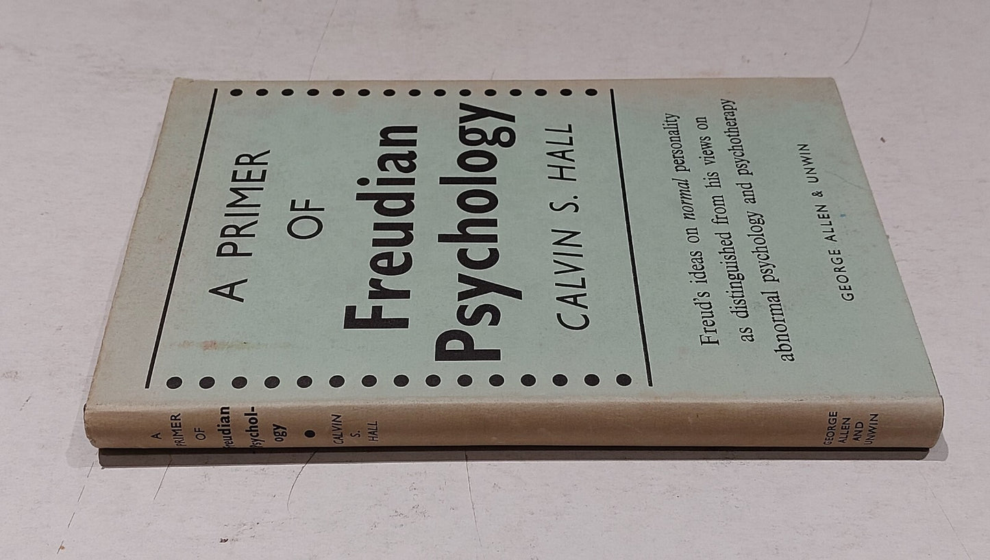 A Primer of Freudian Psychology By Calvin S. Hall (1956) Hb Book1