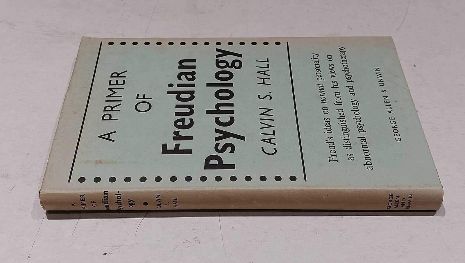 A Primer of Freudian Psychology By Calvin S. Hall (1956) Hb Book1
