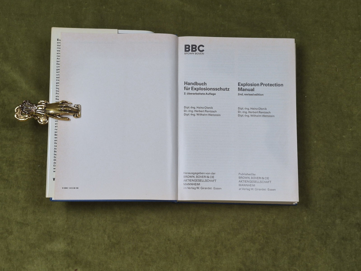The Explosion Protection Manual 2nd Revised Edition German/English 19714