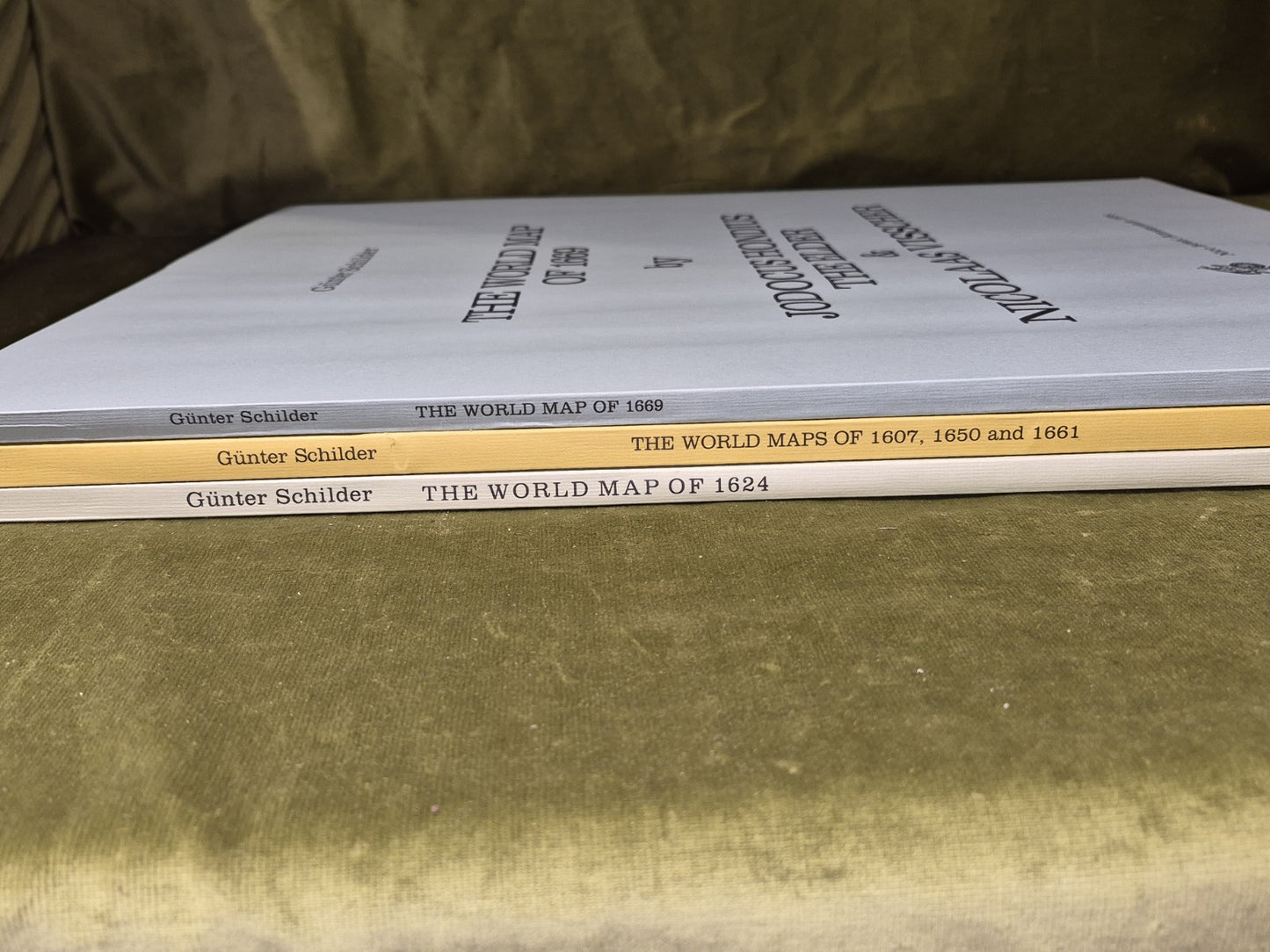 World Maps: 1624, 1669, 1661 1607 1650 Gunter Schilder Nico Israel Amsterdam1