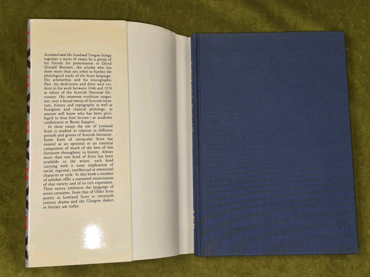 Scotland and the Lowland Tongue Studies in the Language Mcclure 19832
