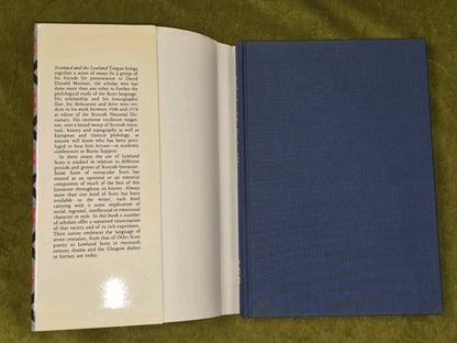 Scotland and the Lowland Tongue Studies in the Language Mcclure 19832