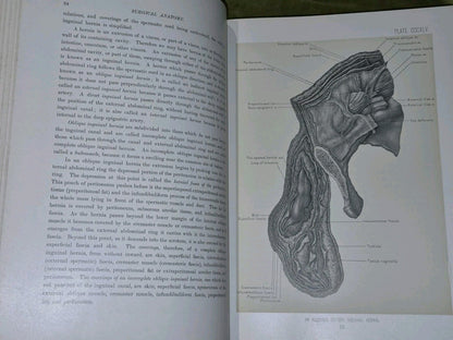 Surgical Anatomy Vols. 1 to 3, (1901-1903) John B. Deaver. London: Rebman9