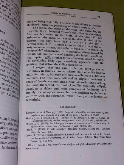 Female Psychology : Contemporary Psychoanalytic Views by Harold P. Blum 1977 Hb8