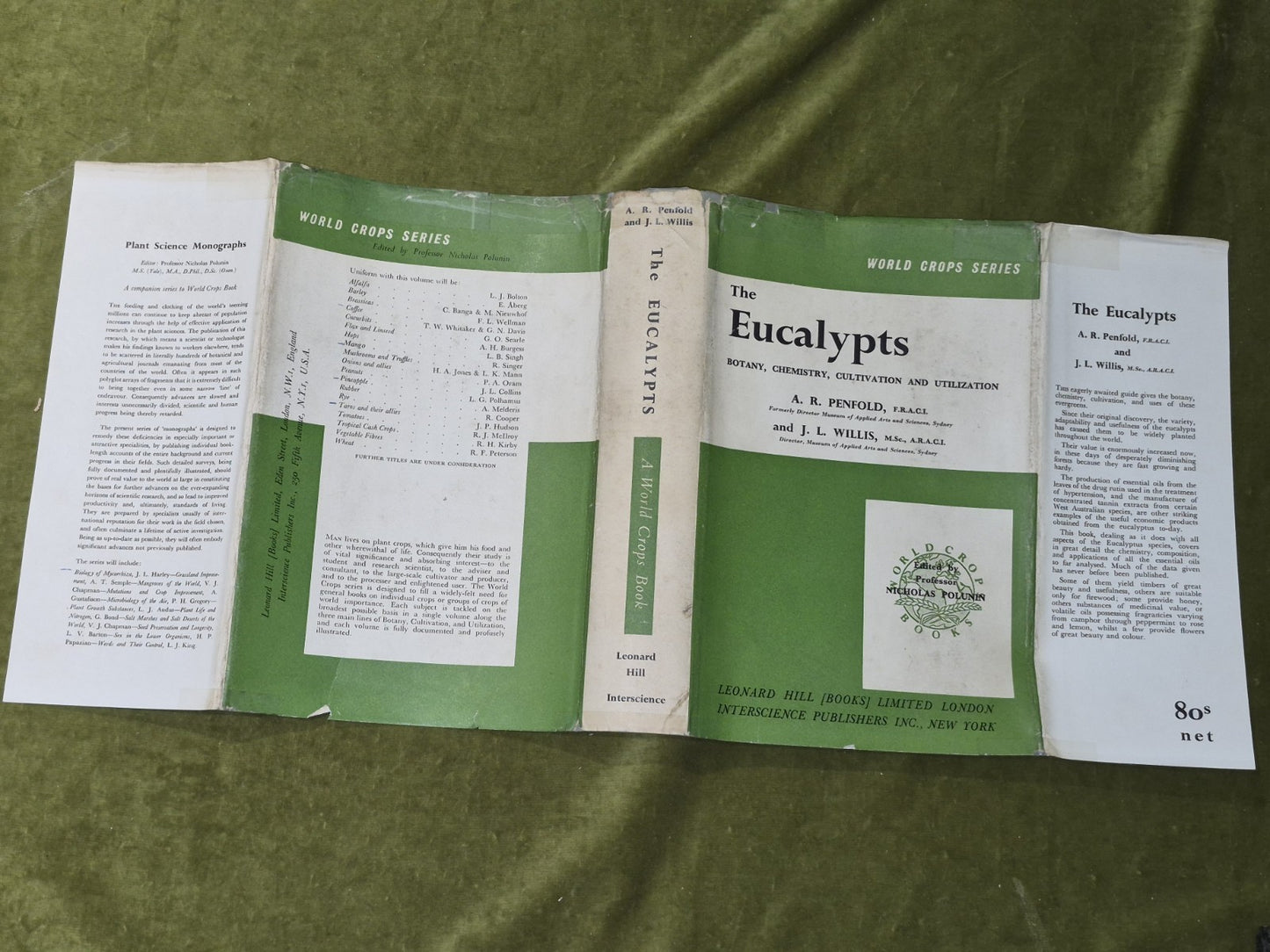 The Eucalypts Penfold Willis World Crops Series Leonard Hill London8