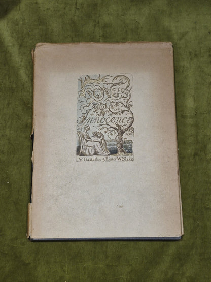 Songs of Innocence - William Blake - Ernest Benn 1926 HB DJ0
