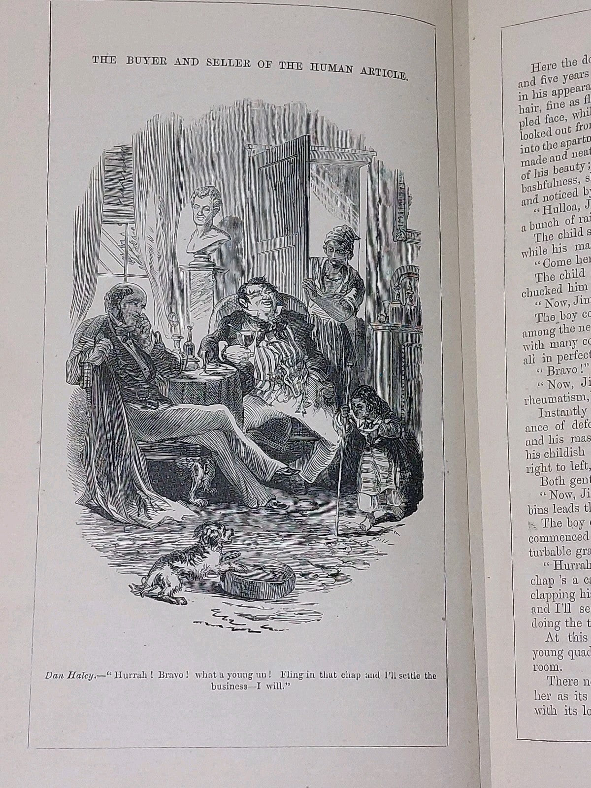 Uncle Toms Cabin (1852) Peoples Illustrated Edition. Rare Early Edition8