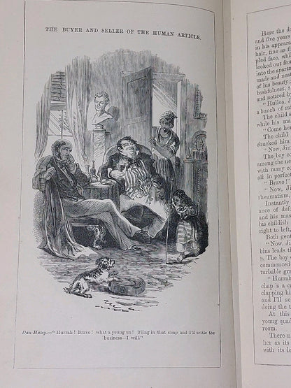 Uncle Toms Cabin (1852) Peoples Illustrated Edition. Rare Early Edition8