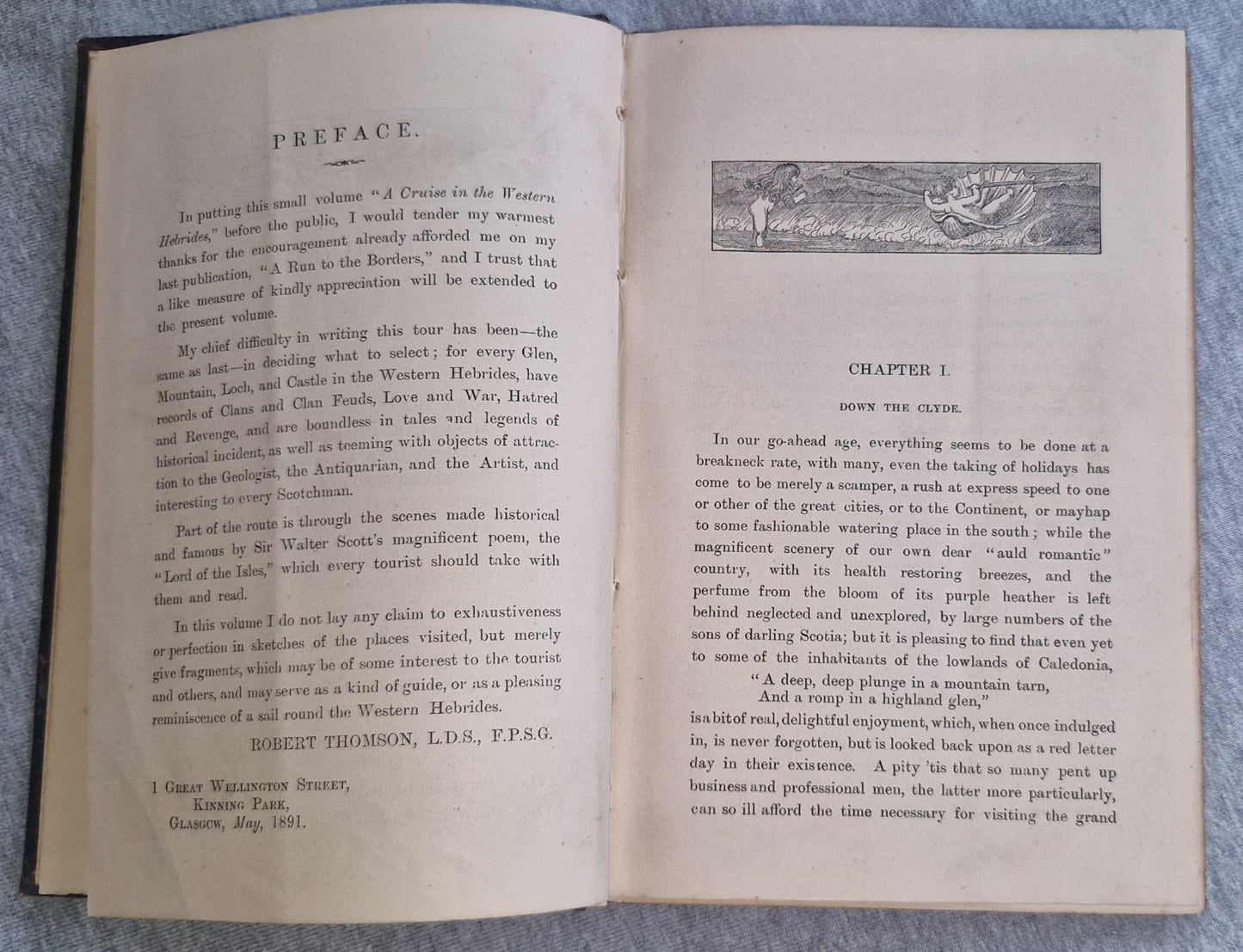A Cruise In The Western Hebrides - S.S. Hebridean - Robert Thomson 1891 Signed6