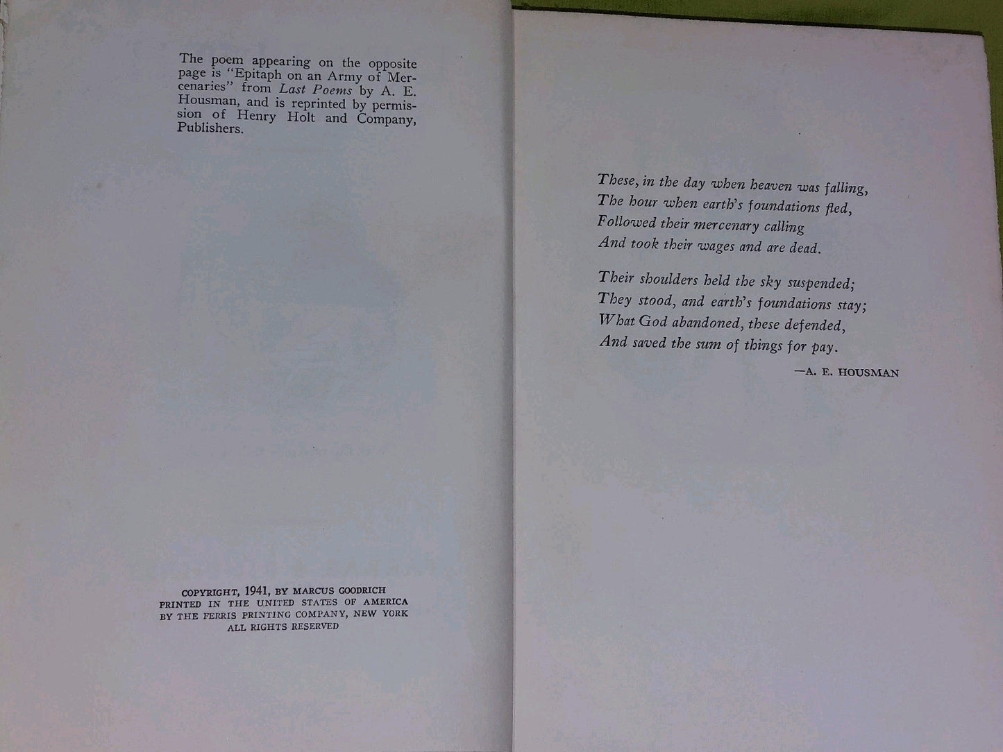 Delilah a Novel by Marcus Goodrich 1941 First Edition5