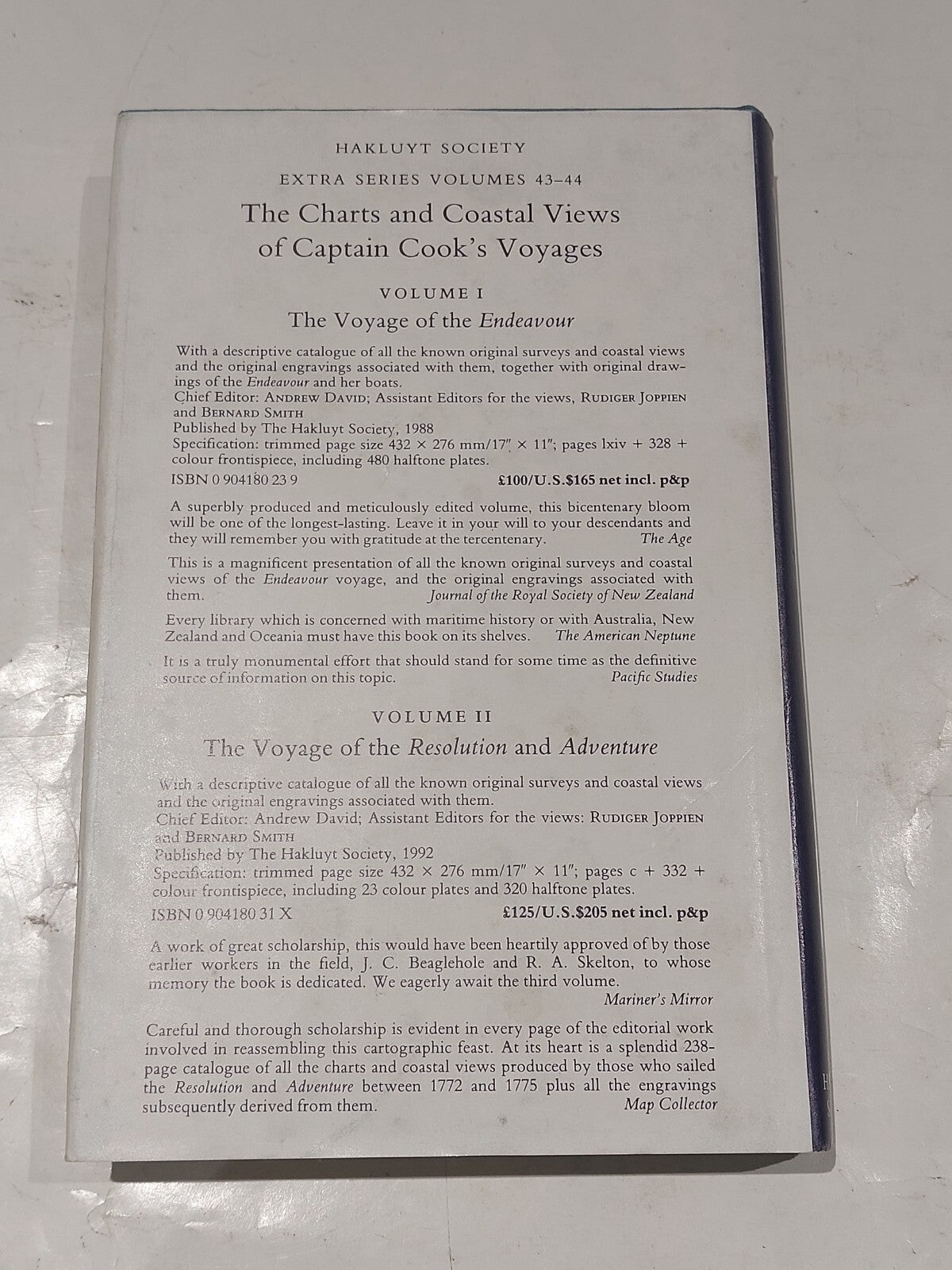 Journal Of JeanFrancois De Galaup De La Perouse 17851788 [Vol. 2] Hakluyt 19951