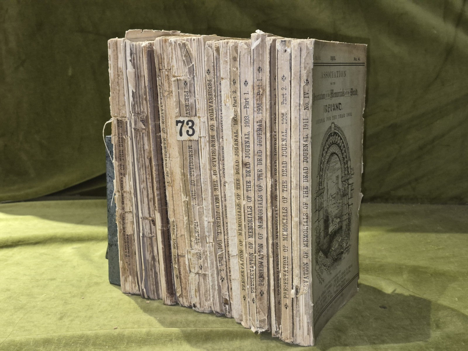 Ireland Preservation of the Memorials of the Dead Assorted Issues 1895-1911 1