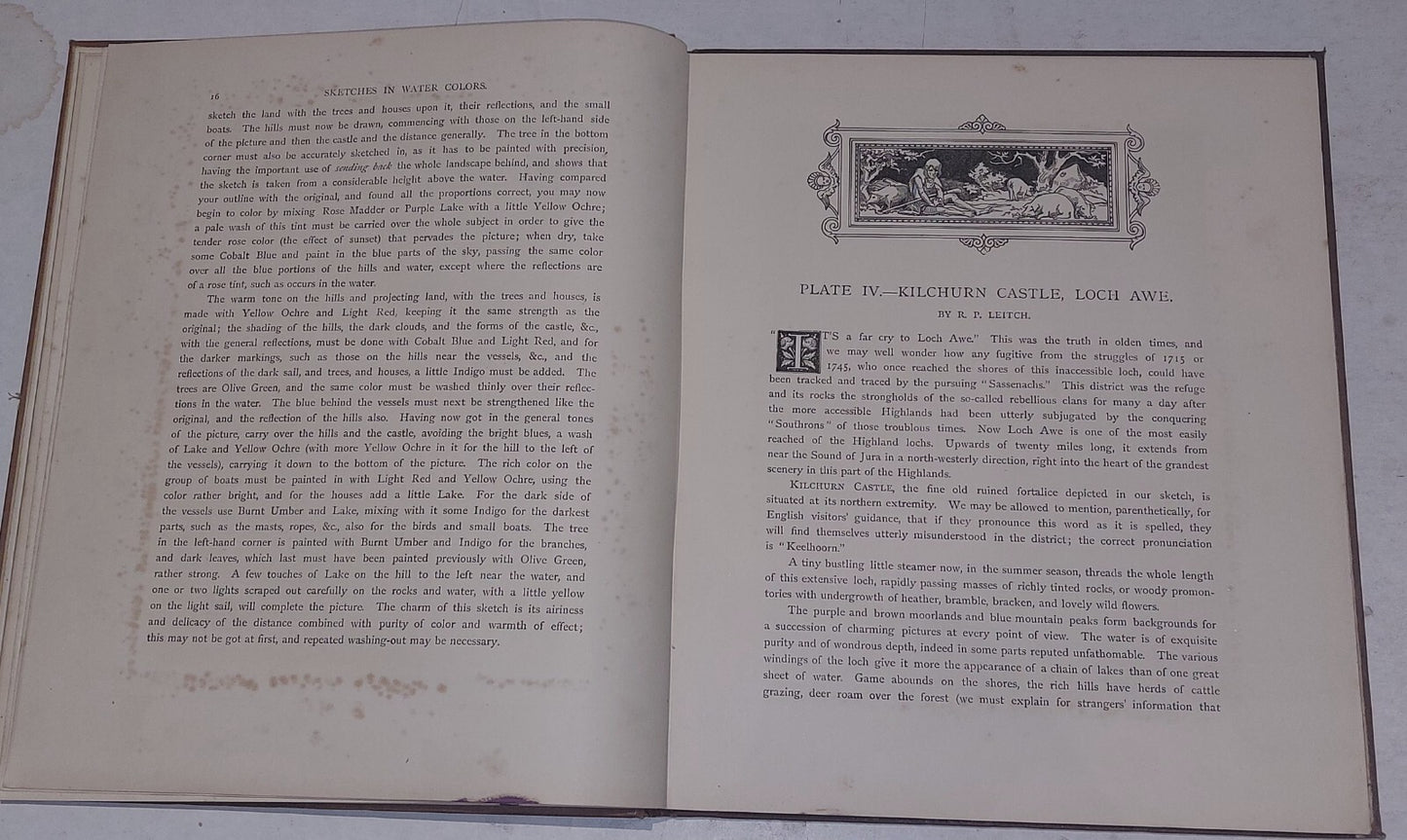 Sketches in Water Colours by Various Artists, Vere Foster's. Nine Plates 5