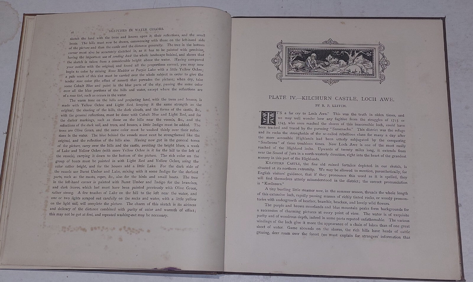 Sketches in Water Colours by Various Artists, Vere Foster's. Nine Plates 5